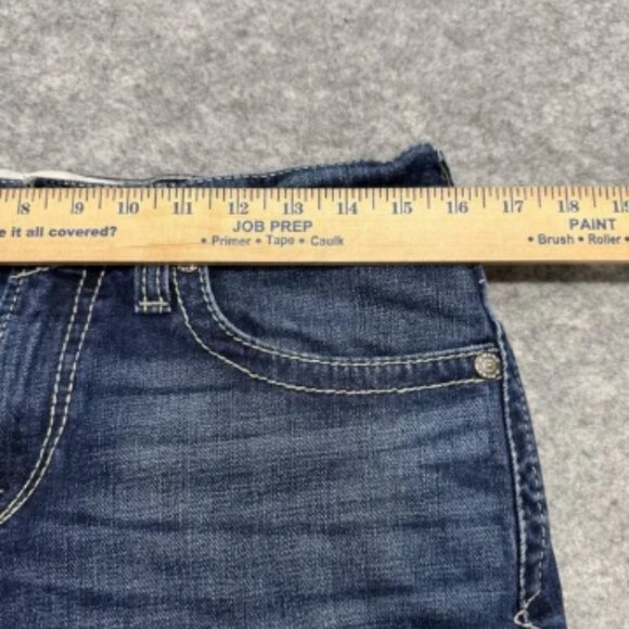 Ariat Jeans Mens 31X30 Blue Denali M7 Straight Leg Slim Fit Western Workwear - Picture 11 of 14